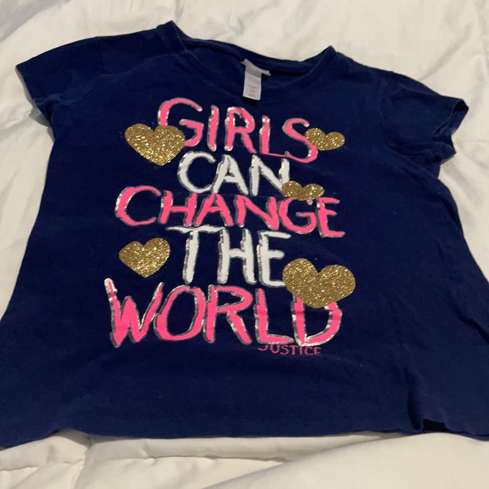 5/$35 Justice size 10 t-shirt